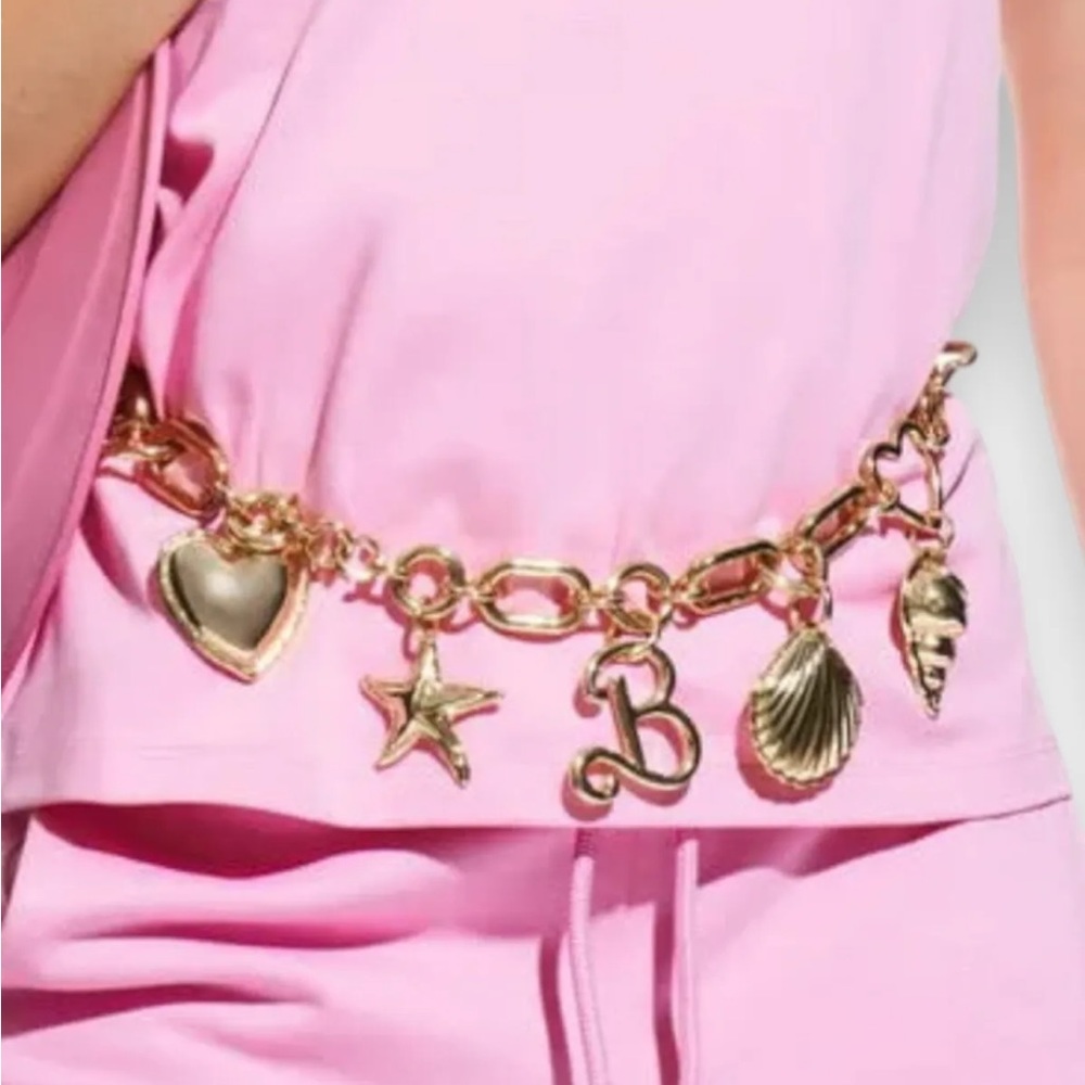 Barbie the Movie Zara Collection Gold Chain Belt Size US 32
